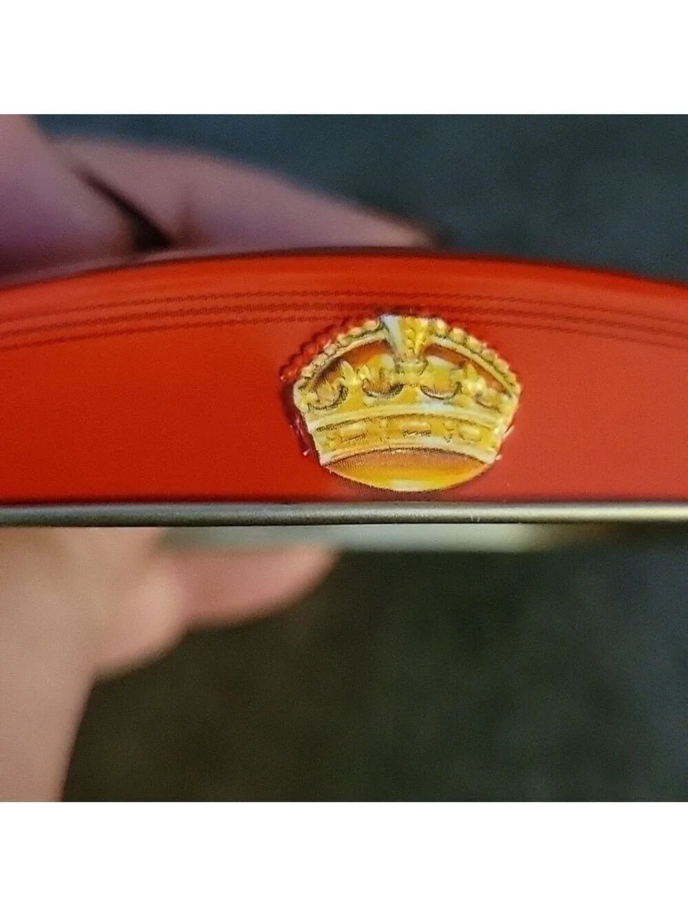 Vintage Churchill's Red Kiosk Telephone Booth Collectible Bank Tin